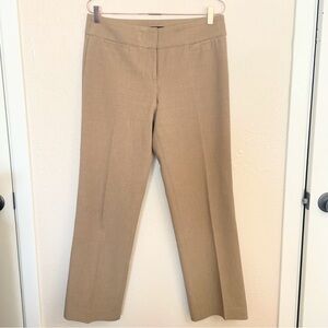 Talbots Signature Tan Straight Leg Dress Pants Size 8 Workwear